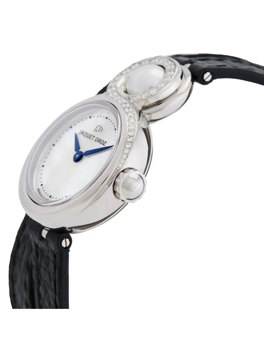 Женские часы Jaquet Droz Lady 8 Petite Automatic с белым перламутровым циферблатом, артикул J014600370 — изображение 2 из 3
