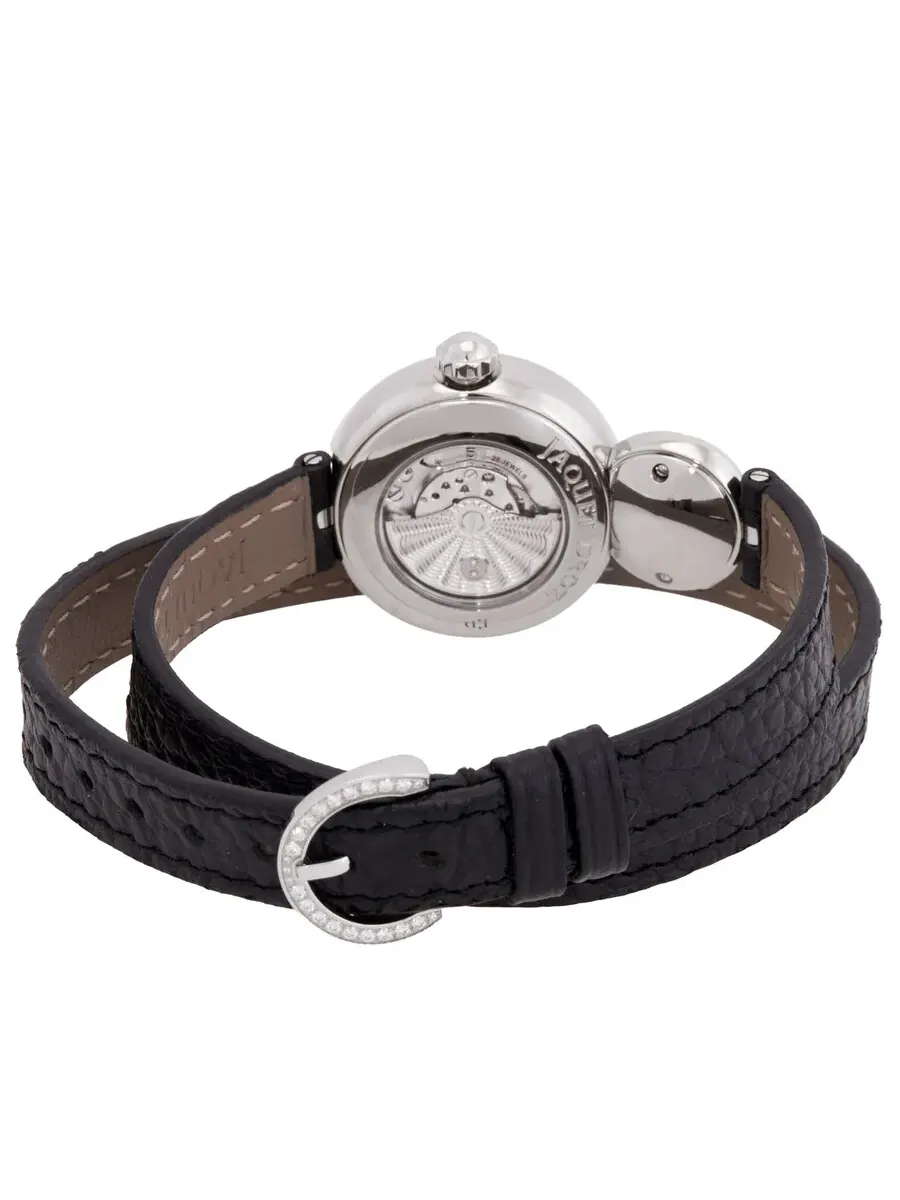 Женские часы Jaquet Droz Lady 8 Petite Automatic с белым перламутровым циферблатом, артикул J014600370 — изображение 3 из 3