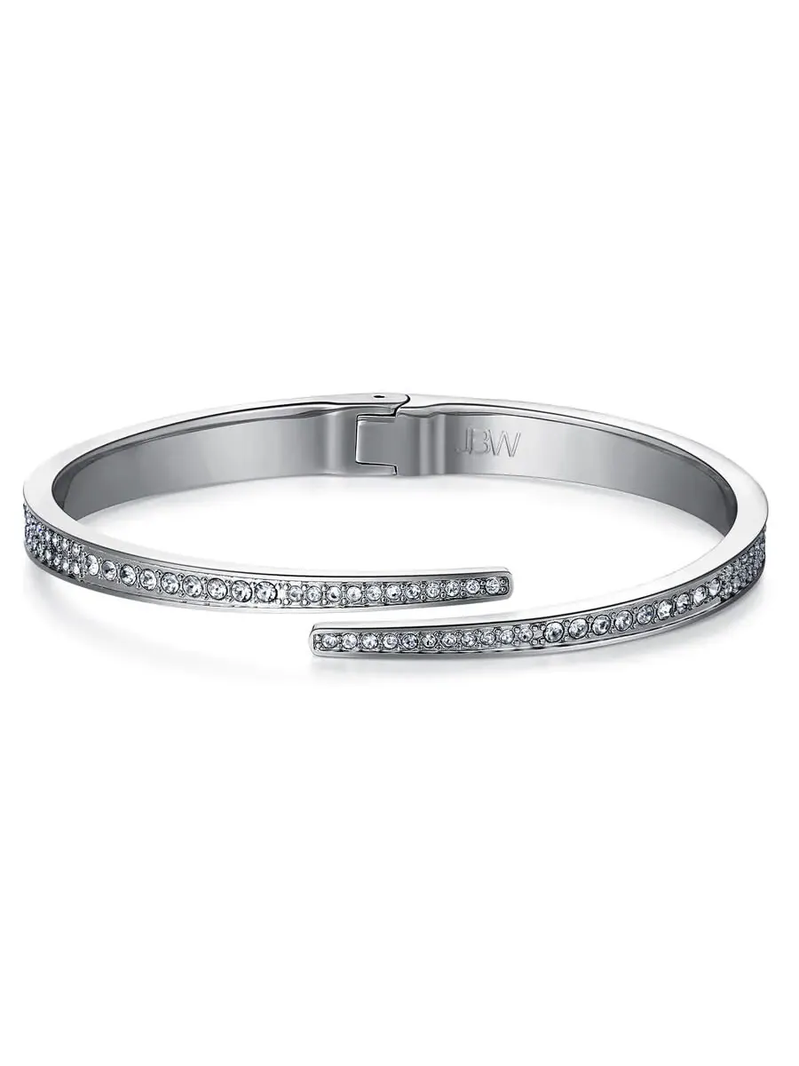 Набор ювелирных изделий JBW Cristal 28 с серебристым циферблатом, женские часы J6387-SetC — изображение 6 из 7
