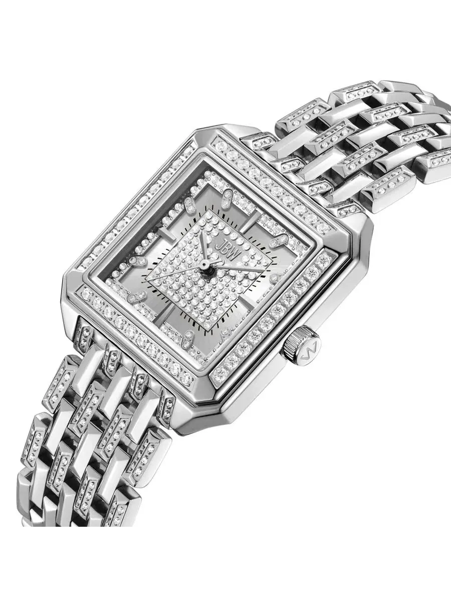 Женские часы JBW Astra Diamond с серебристым циферблатом J6411A — изображение 2 из 2, оттенок серебряный