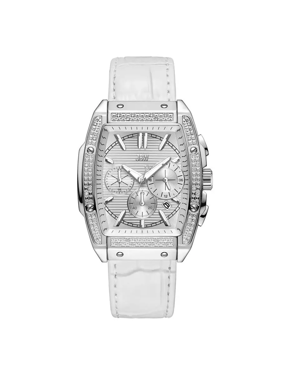 Часы JBW Echelon Chronograph Quartz с серебристым циферблатом, унисекс, модель J6379G