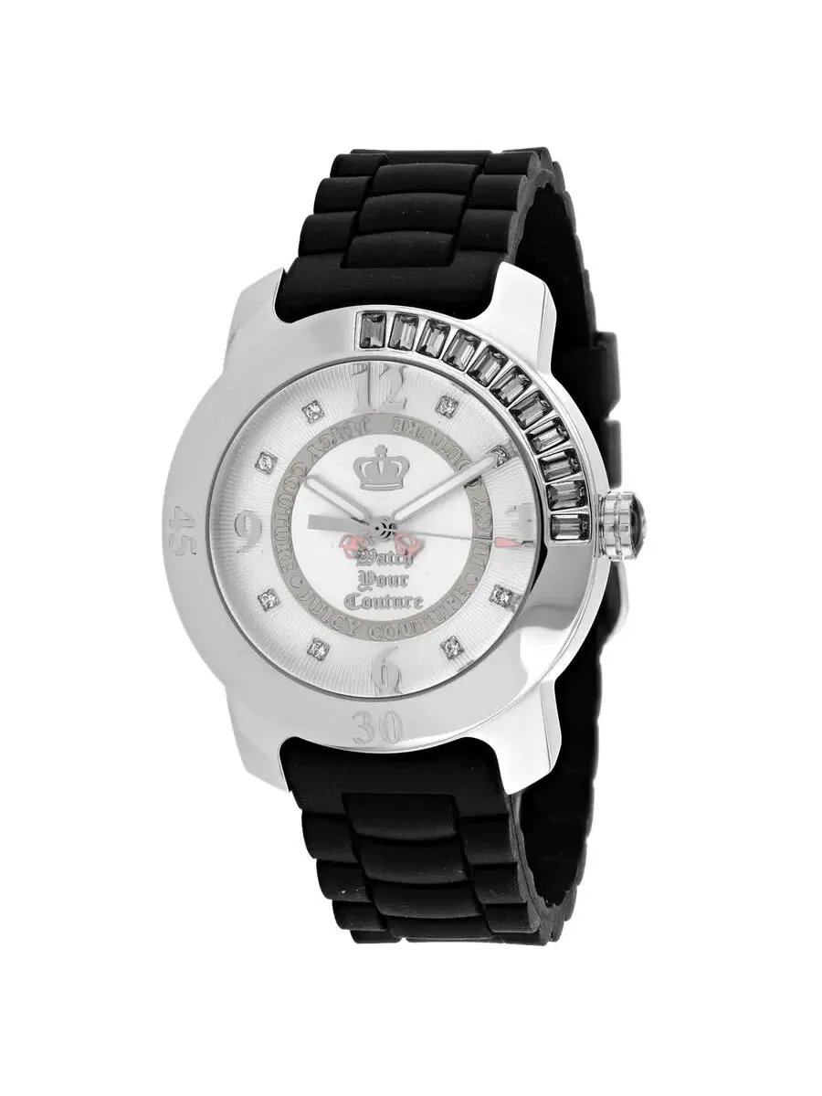 Женские часы Juicy Couture Bff с серебристым циферблатом 1900546 — серебристый