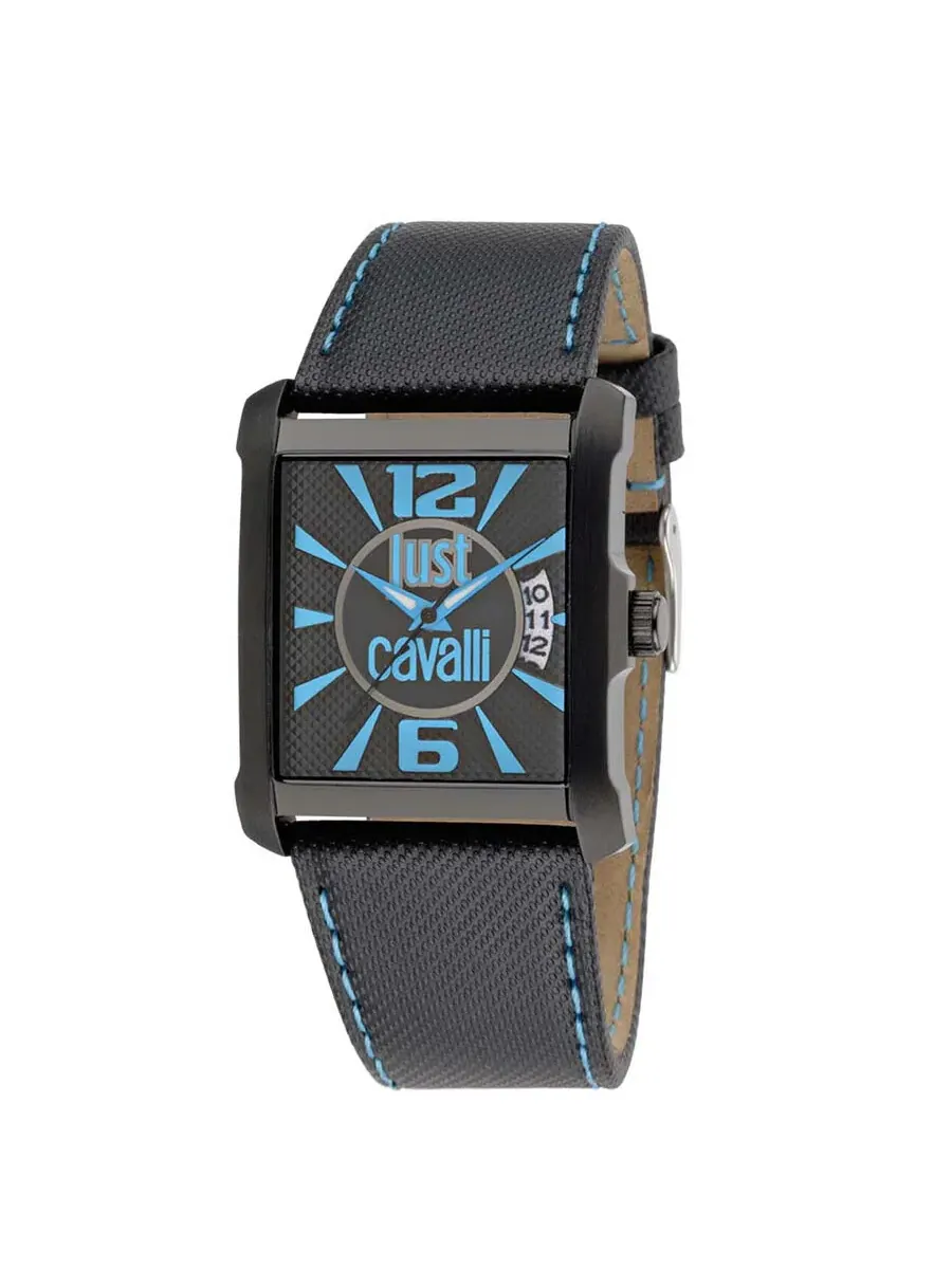 Мужские часы Just Cavalli Rude с черным циферблатом R7251119001 — черный