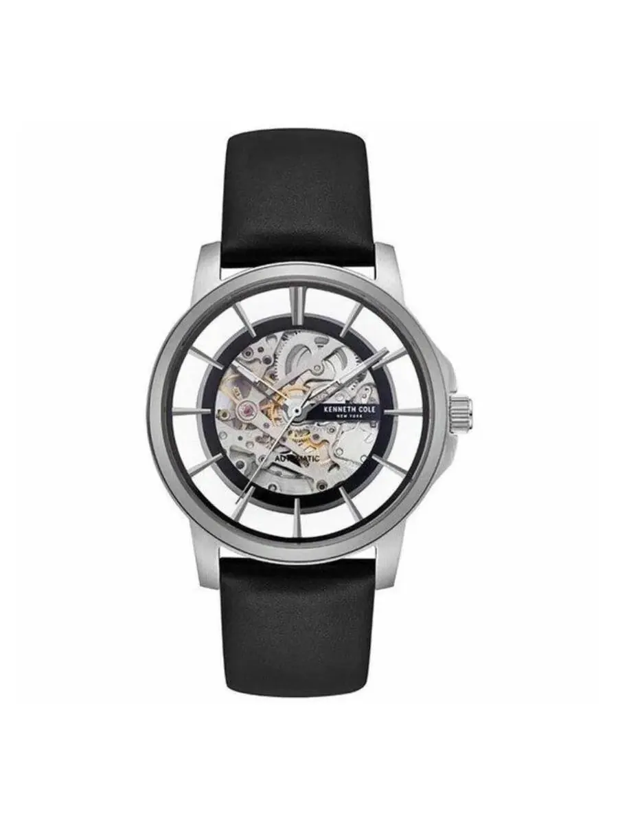Мужские часы Kenneth Cole New York с автоматическим скелетонизированным циферблатом KC5022700510 — изображение 2 из 2