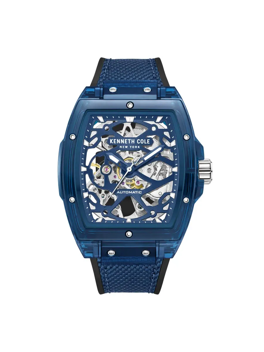Мужские часы Kenneth Cole New York с автоматическим скелетоном и циферблатом KCWGR0037320