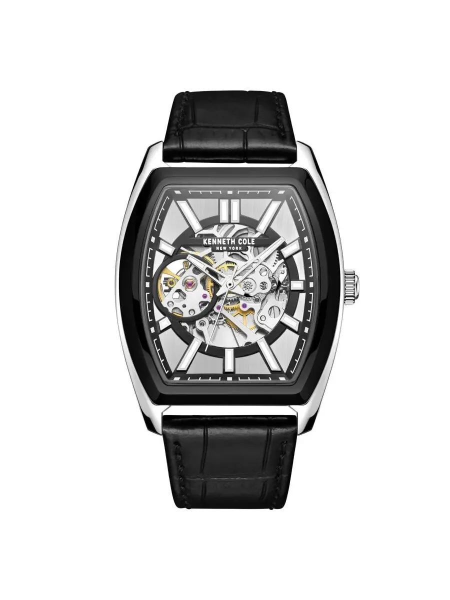 Мужские кварцевые часы Kenneth Cole New York с прозрачным циферблатом KCWGE2226320