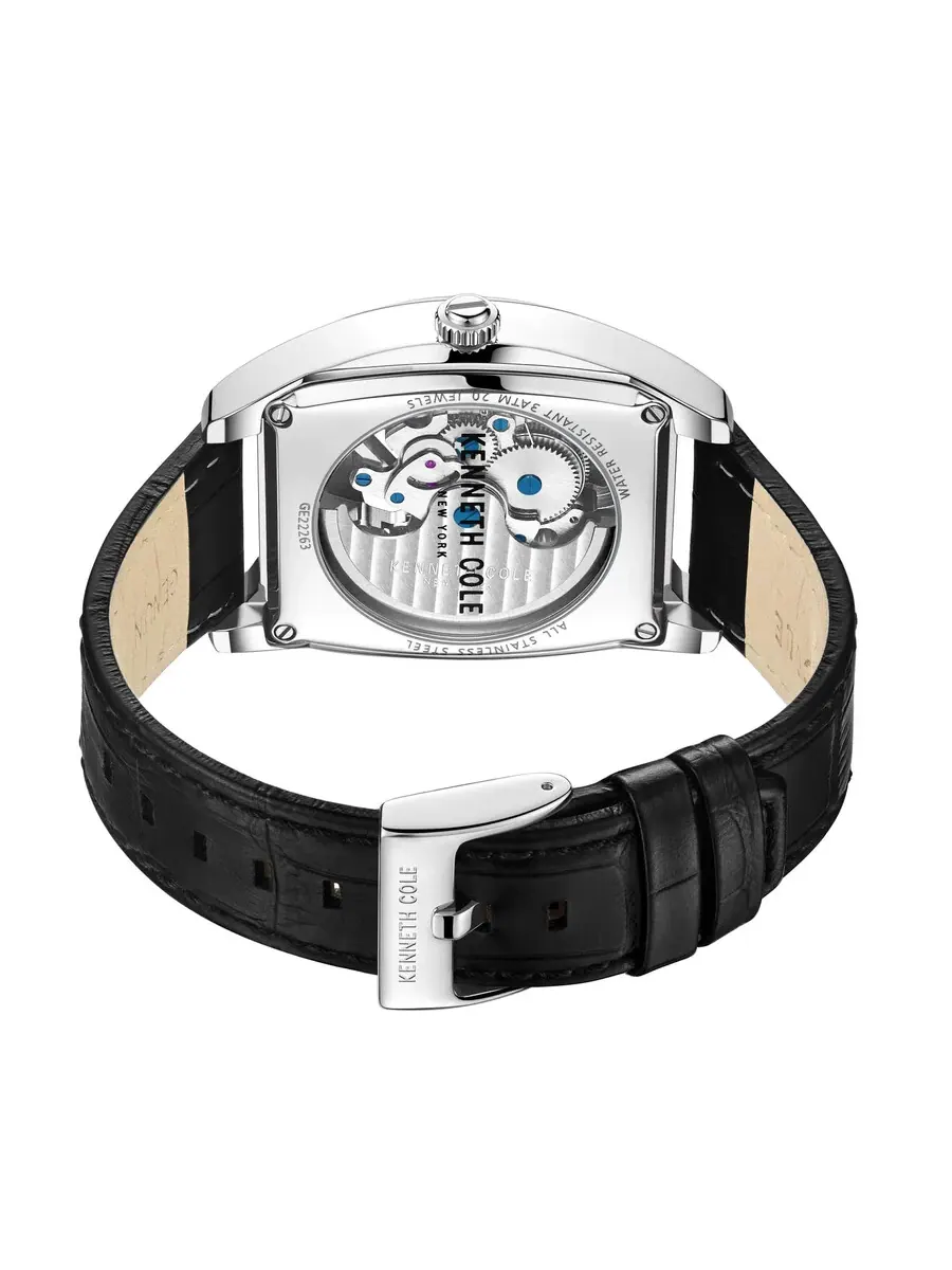 Мужские кварцевые часы Kenneth Cole New York с прозрачным циферблатом KCWGE2226320 — изображение 3 из 3, оттенок черный