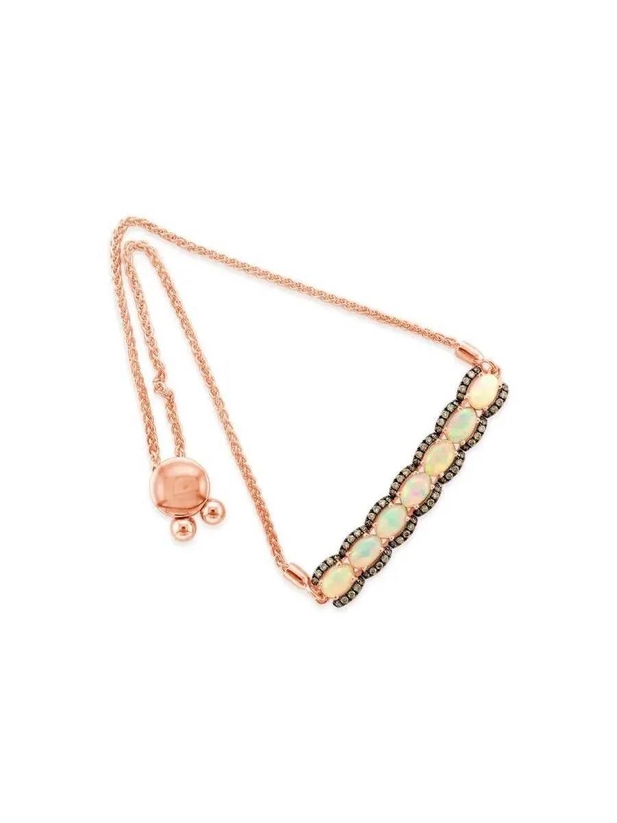 Браслеты Le Vian Ladies Chocolatier, выполненные из клубничного золота 14K — белый