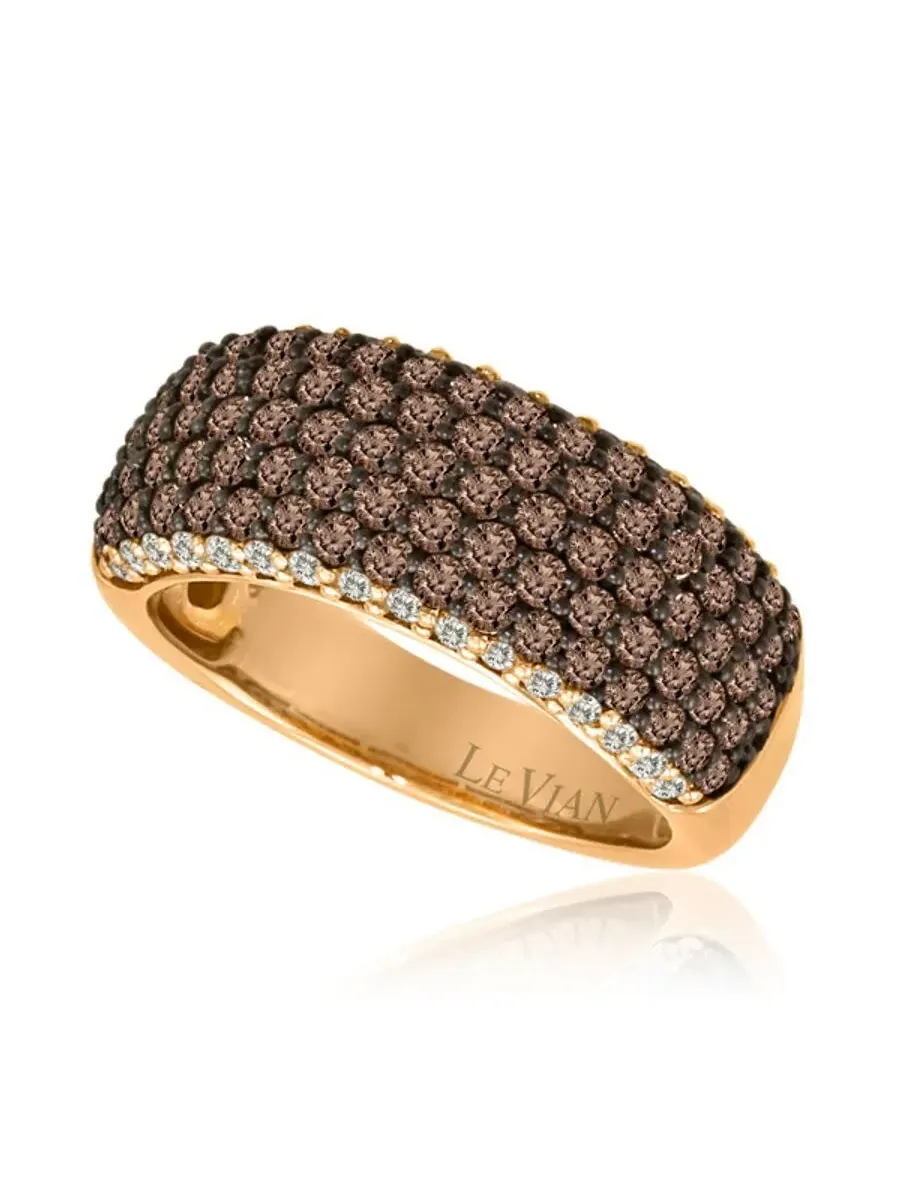 Набор колец для женщин Le Vian из 14-каратного клубничного золота — коричневый