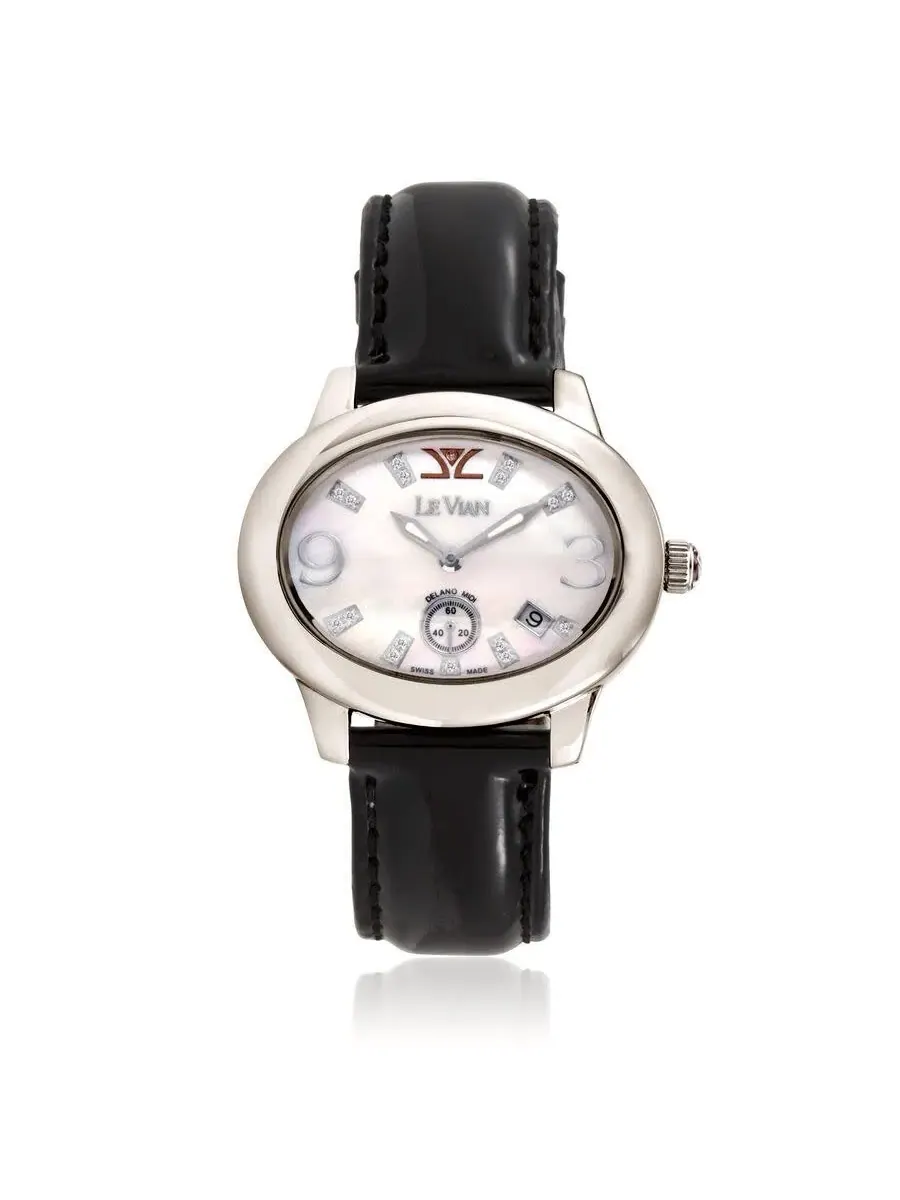 Часы мужские Le Vian Le Vian Time Quartz с белым циферблатом LVL500MSSMP