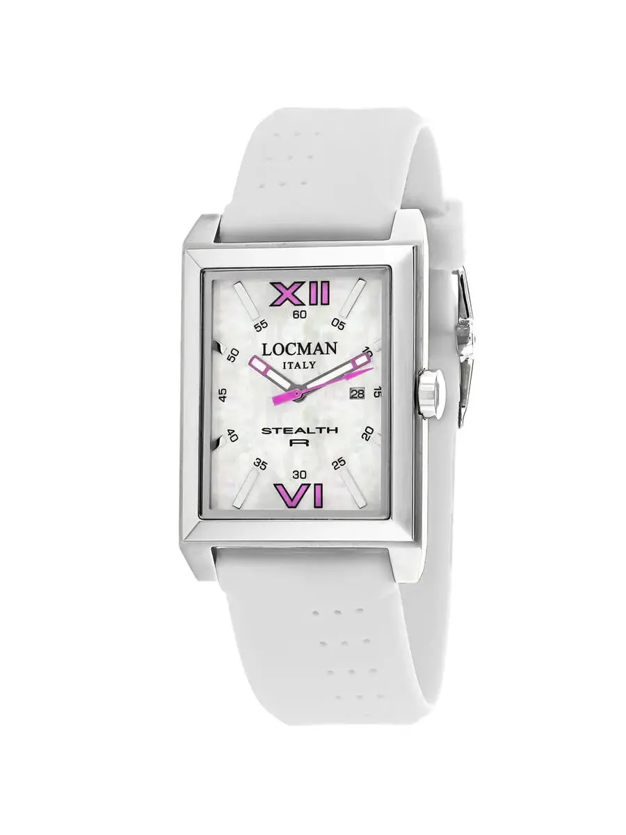 Мужские часы Locman Classic Quartz 241MOPFX1WH — серебристый