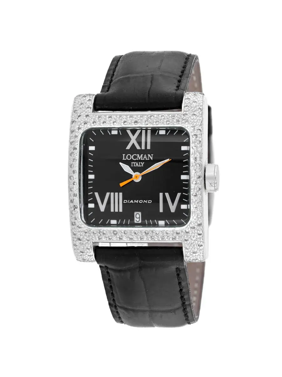 Женские часы Locman Classic Quartz с черным циферблатом 431BKD/BK LEAL