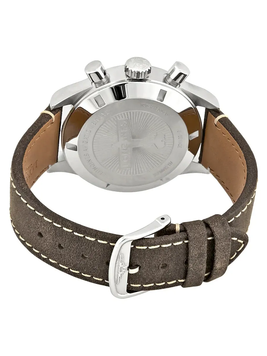 Мужские механические часы с хронографом Longines Avigation Bigeye L28164532 — изображение 3 из 3, оттенок серебряный