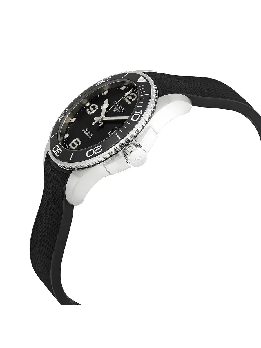 Мужские часы Longines Hydroconquest Automatic с черным циферблатом, диаметр 41 мм, модель L37814569 — изображение 2 из 5
