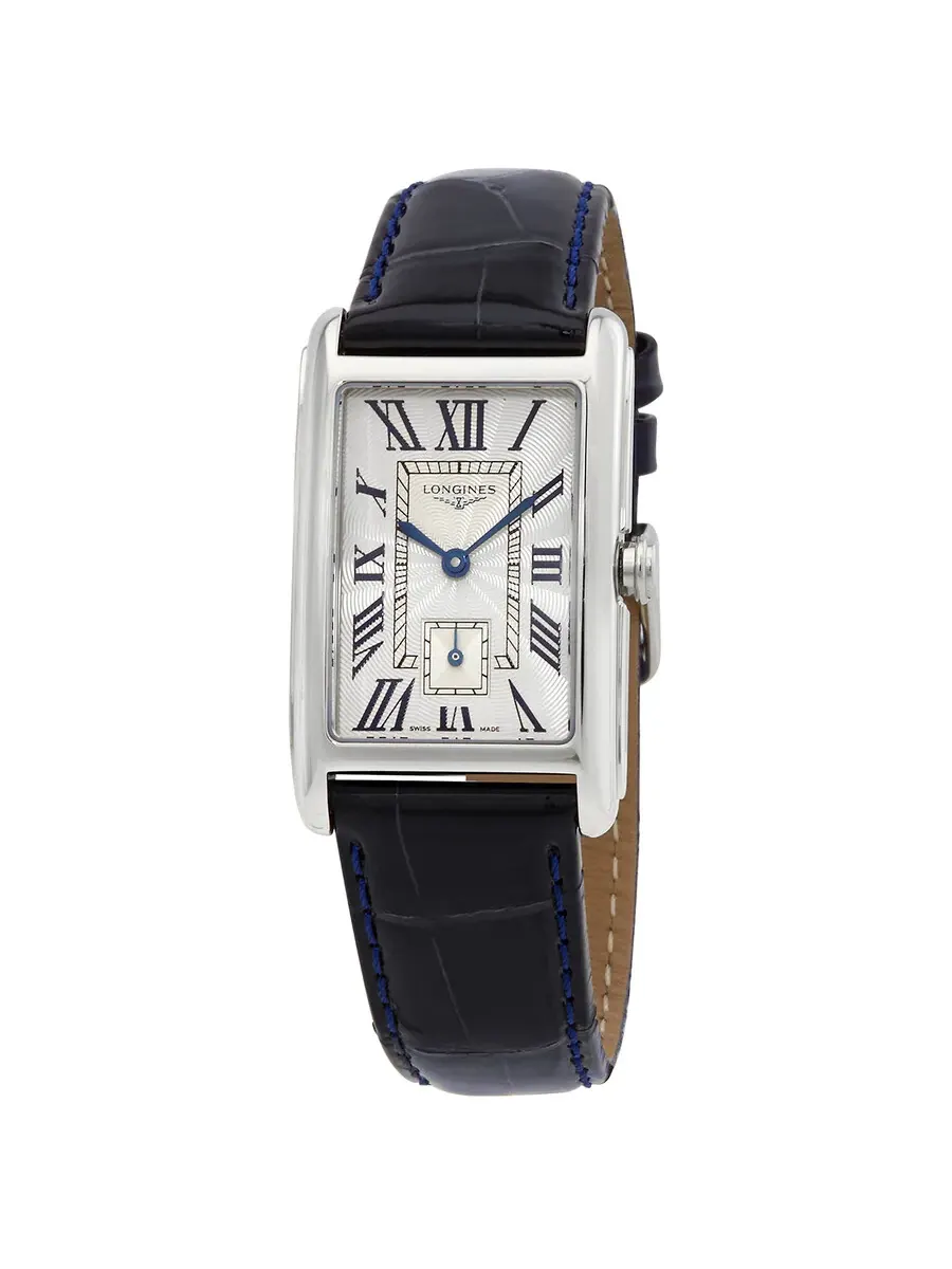 Женские часы Longines DolceVita Quartz с серебристым циферблатом L55124717