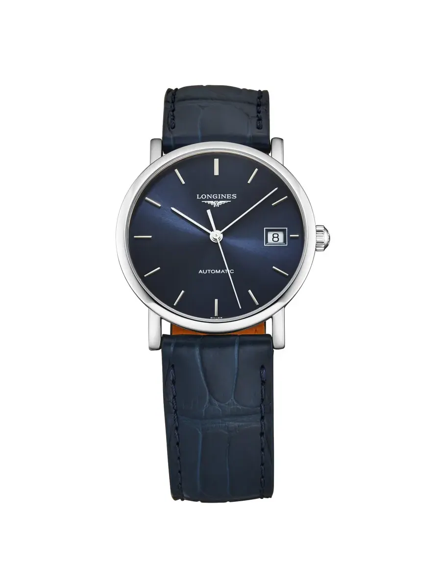 Женские часы Longines Elegant Automatic с синим циферблатом L48094922