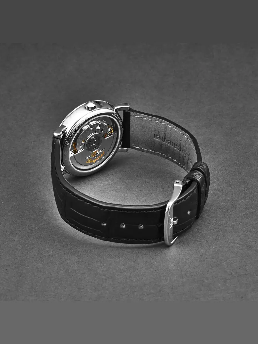 Женские часы Longines Elegant Automatic с белым циферблатом и бриллиантами L4.809.4.87.2 — изображение 3 из 4