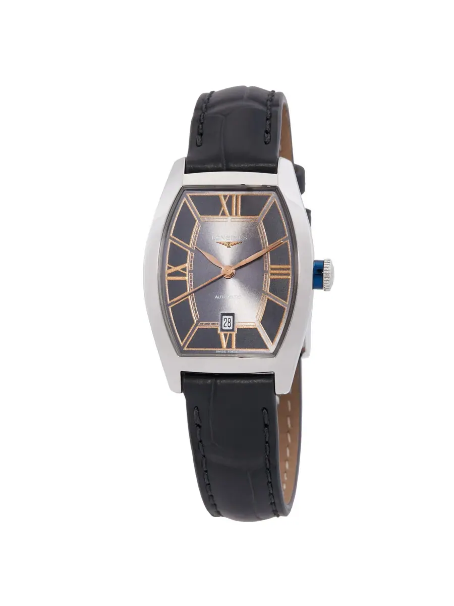Женские автоматические часы Longines Evidenza с серым циферблатом L2.142.4.56.2