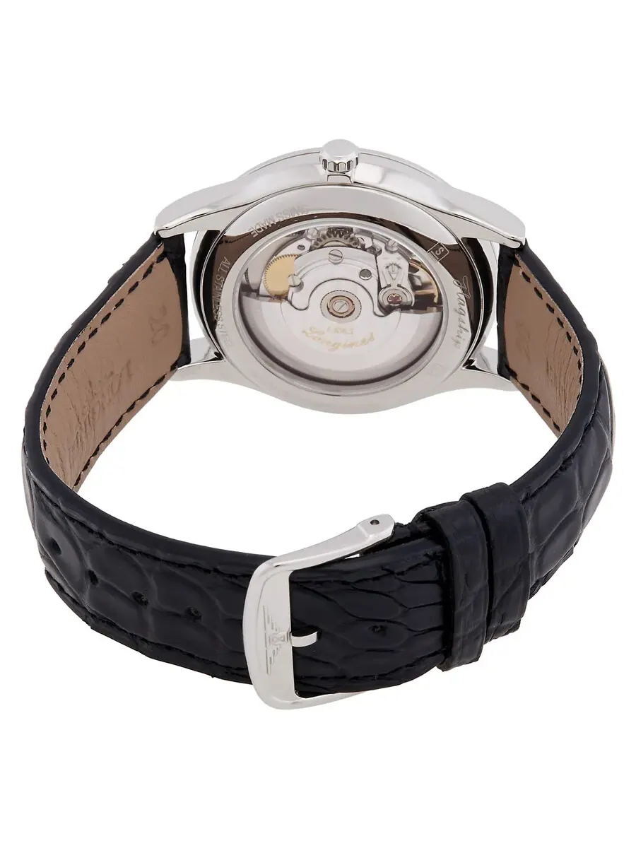 Мужские часы Longines Flagship с автоматическим механизмом и белым циферблатом L48994122 — изображение 3 из 3