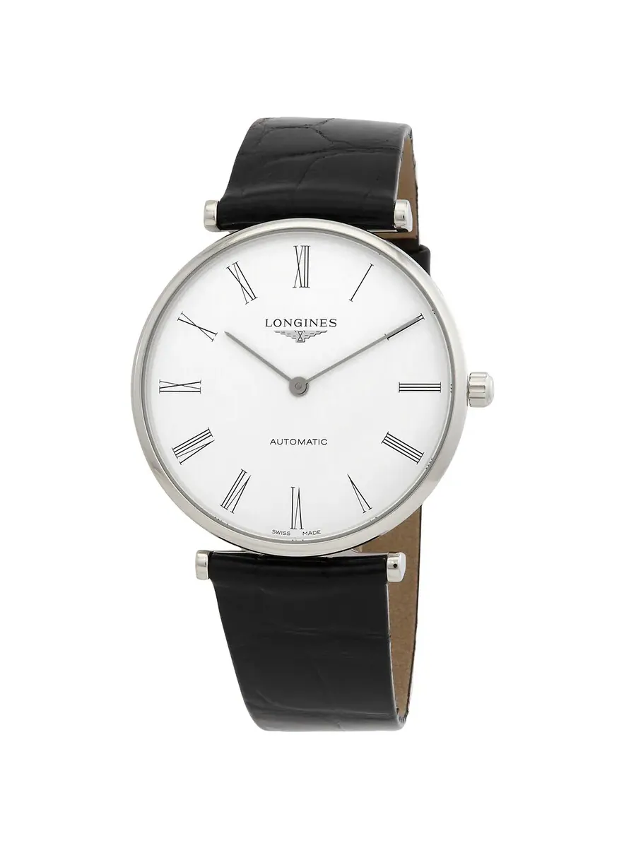 Мужские часы Longines La Grand Automatic с белым циферблатом L4.918.4.11.2