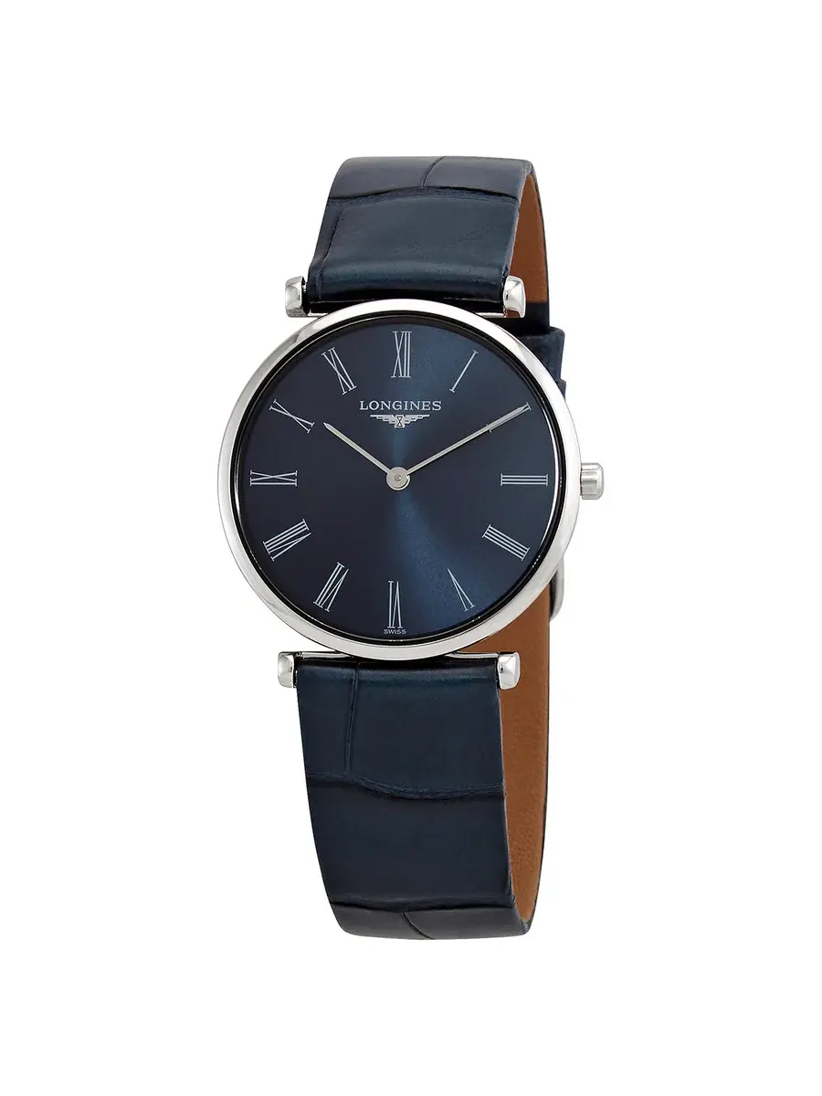 Женские часы Longines La Grande Classique с кварцевым механизмом и синим циферблатом L45124942