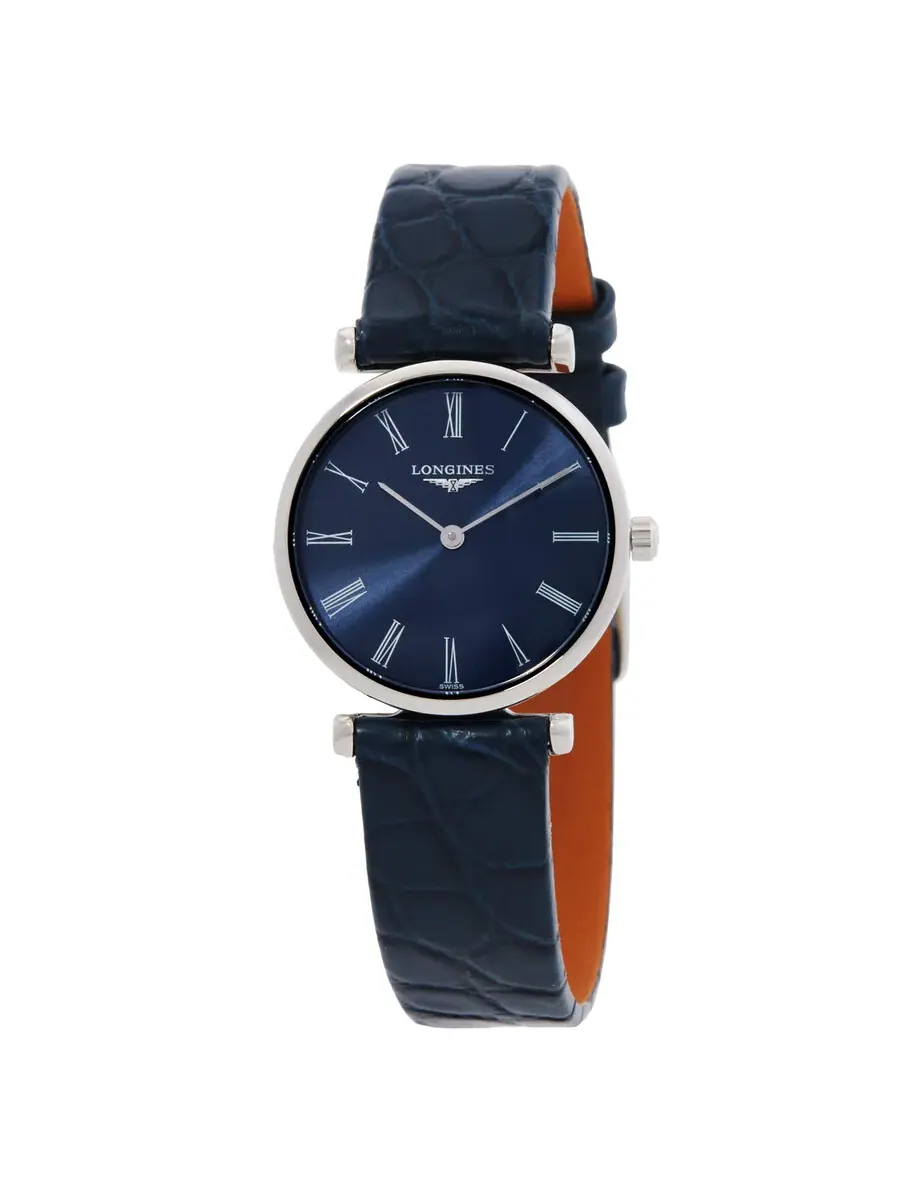 Женские часы Longines La Grande Quartz с синим циферблатом L42094942