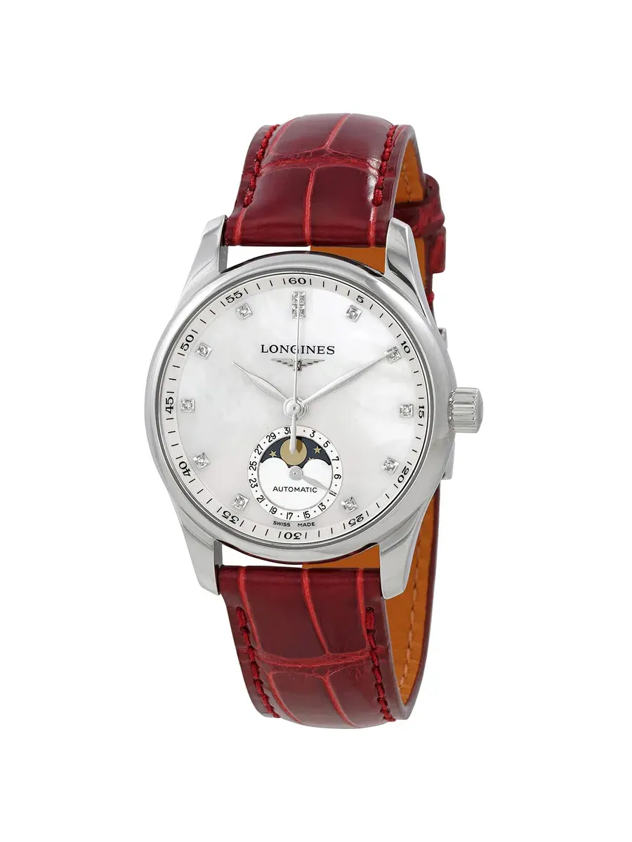 Женские часы Longines Master Automatic с бриллиантами L2.409.4.87.2