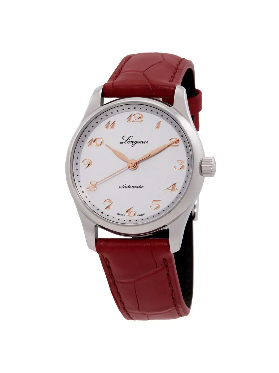 Женские часы Longines Master Automatic с серебристым циферблатом L23574702