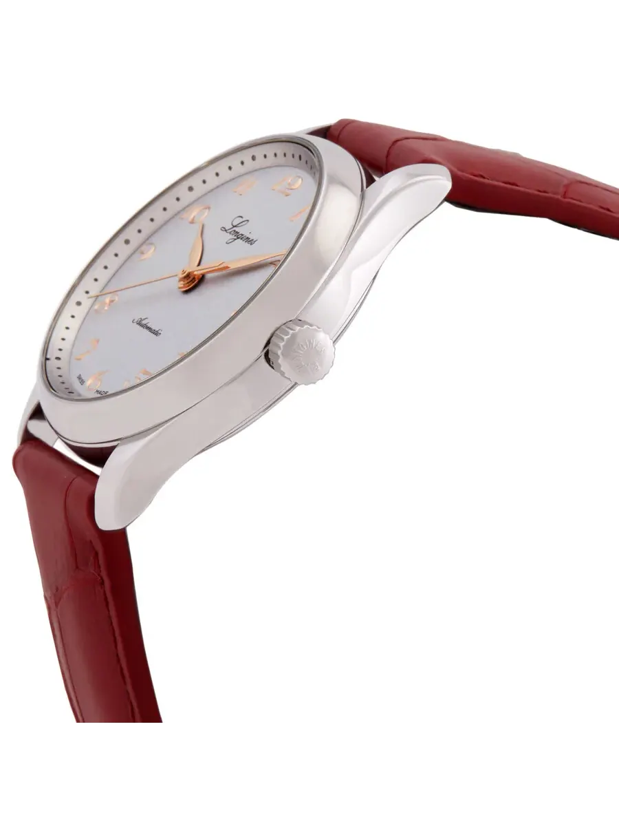 Женские часы Longines Master Automatic с серебристым циферблатом L23574702 — изображение 2 из 3, оттенок серебряный