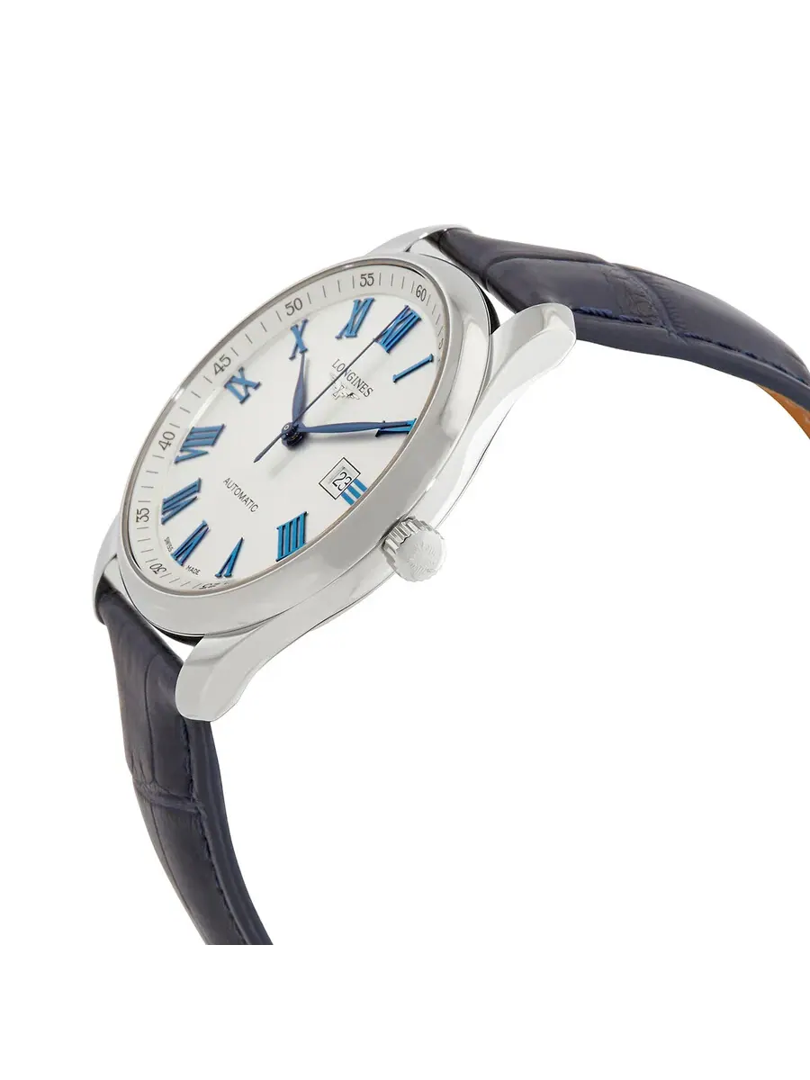 Мужские автоматические часы Longines Master с серебристым циферблатом L2.893.4.79.2 — изображение 2 из 3, оттенок серебряный
