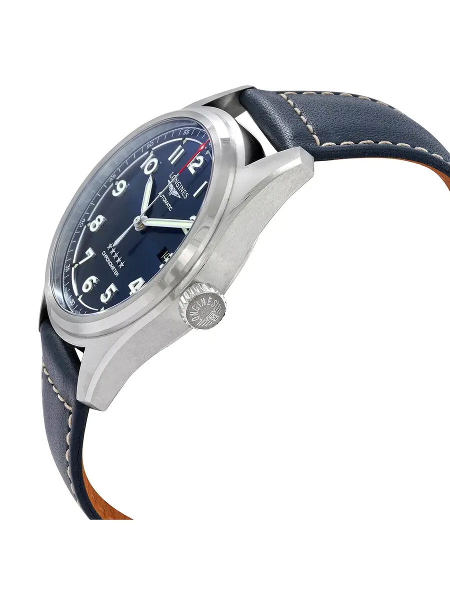 Мужские часы Longines Spirit с автоматическим механизмом и синим циферблатом L3.811.4.93.0 — изображение 2 из 5