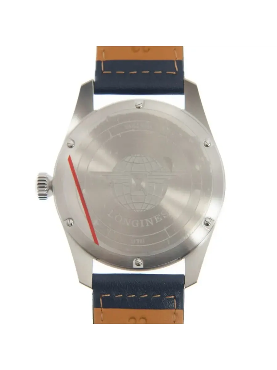Мужские часы Longines Spirit с автоматическим механизмом и синим циферблатом L3.811.4.93.0 — изображение 4 из 5