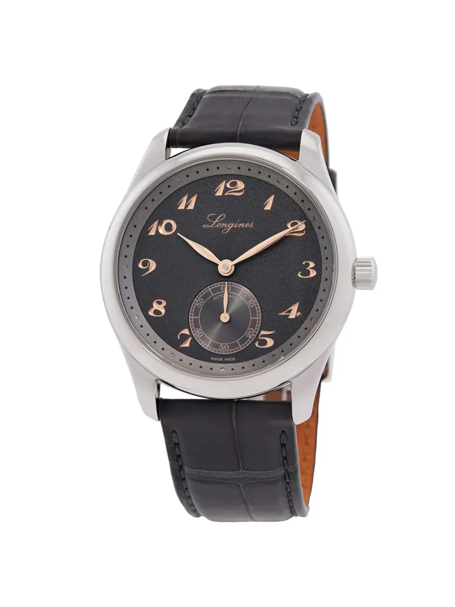 Longines Коллекция The Longines Master Автоматические мужские часы с серым циферблатом L2.843.4.63.2