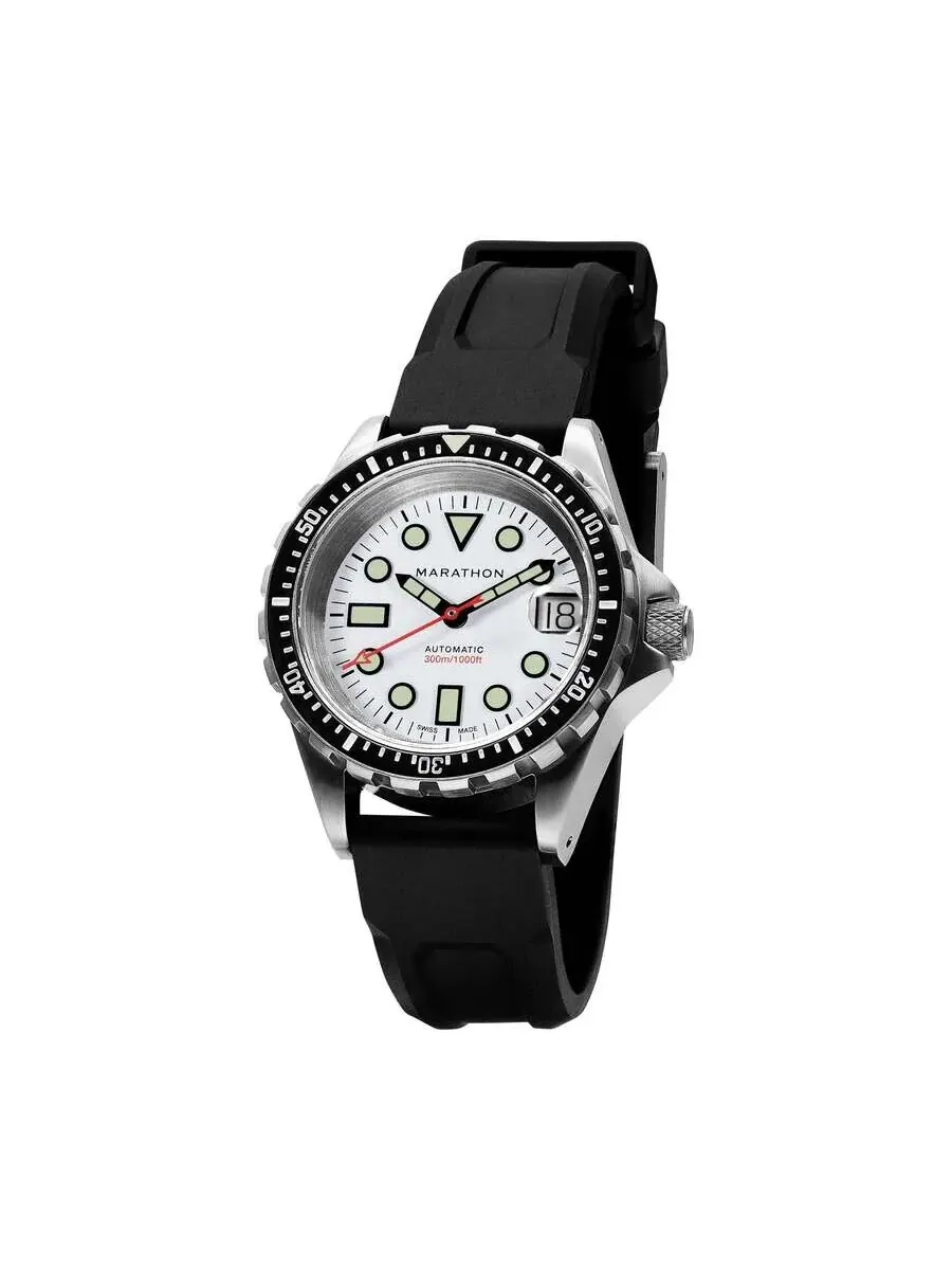 Marathon 36мм Osar-D Arctic Edition Автоматические унисекс часы с белым циферблатом WW194026SS-2530-KIT — серебристый
