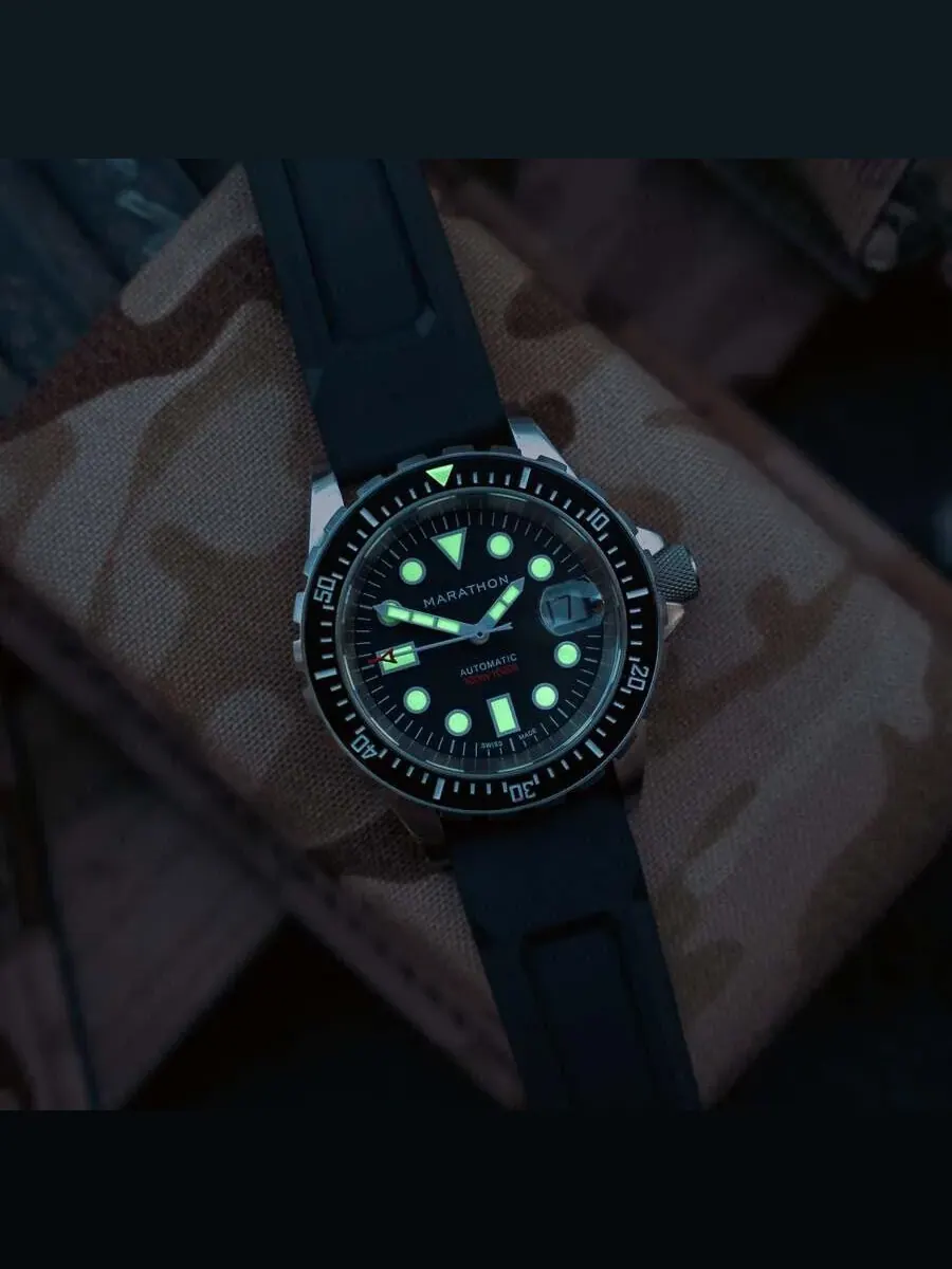 Часы Marathon 36 мм Osar-D с черным циферблатом унисекс WW194026SS-2030-KIT — изображение 2 из 6, оттенок серебряный