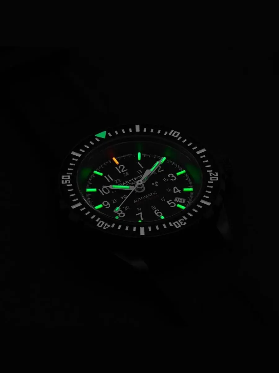 Мужские и женские часы Marathon 41мм Tsar Automatic с черным циферблатом WW194006BK-0030 — изображение 3 из 7