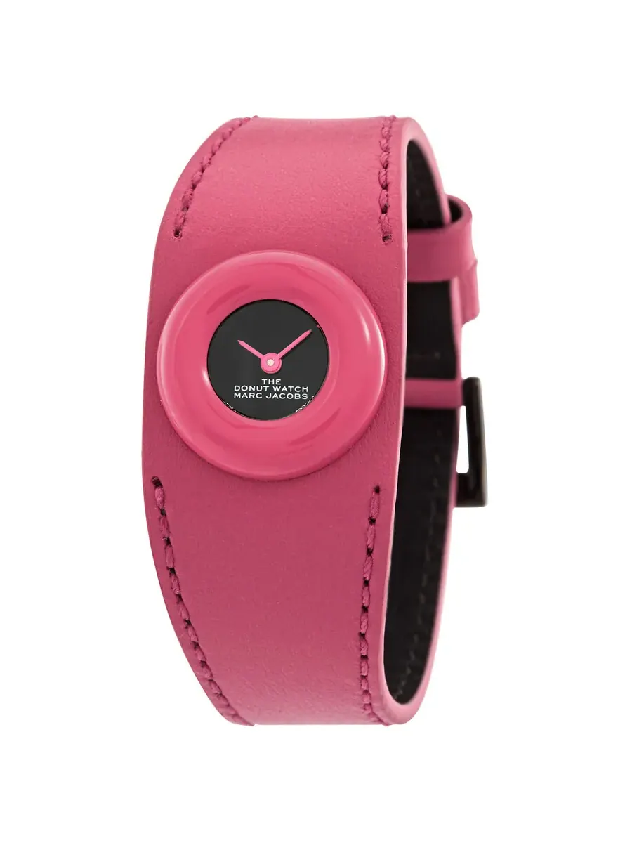 Женские часы Marc Jacobs The Donut с черным циферблатом кварцевые MJ0120184725