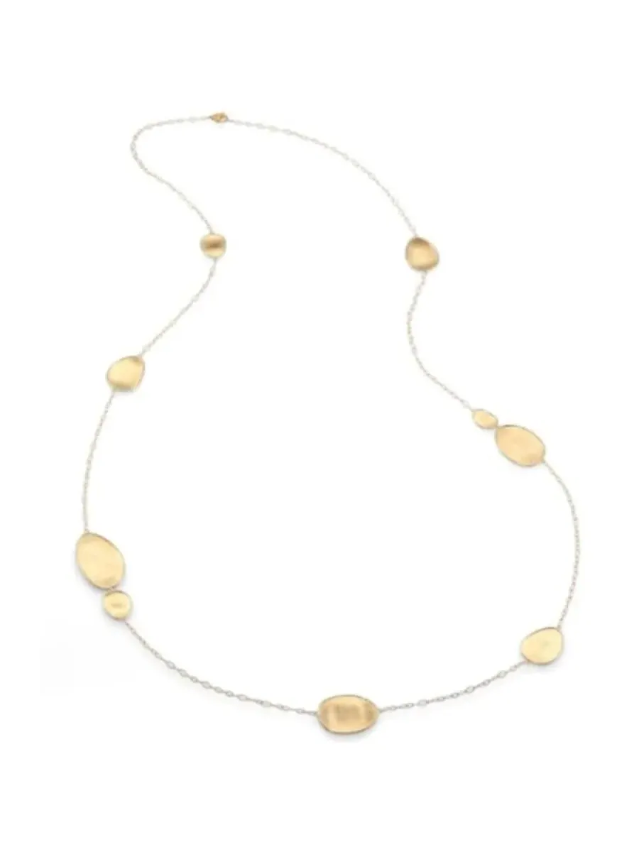 Ожерелье с большой цепочкой Marco Bicego Lunaria из желтого золота CB1791 Y 02 — желтый