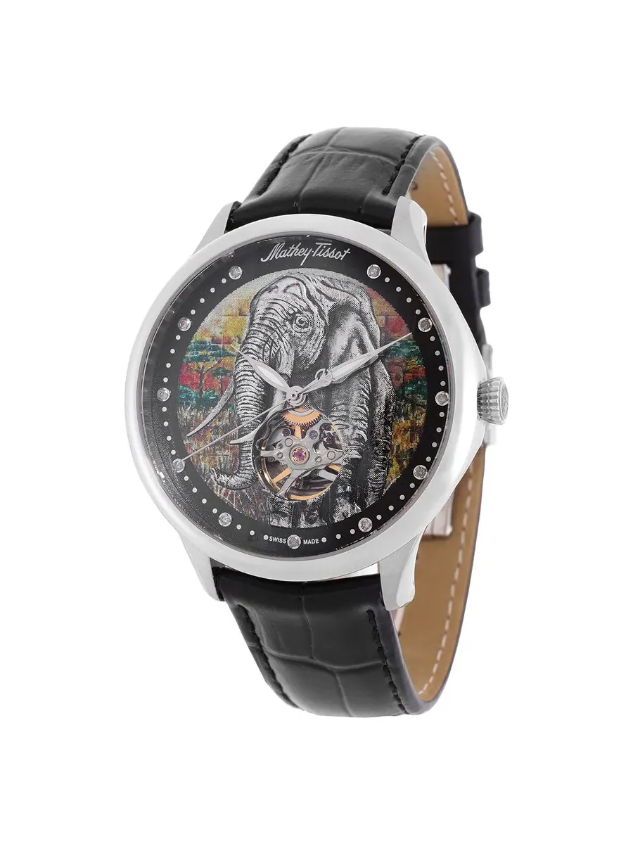 Мужские часы Mathey-Tissot Edmond Auto с ручной сборкой и многоцветным циферблатом MC1886AEL