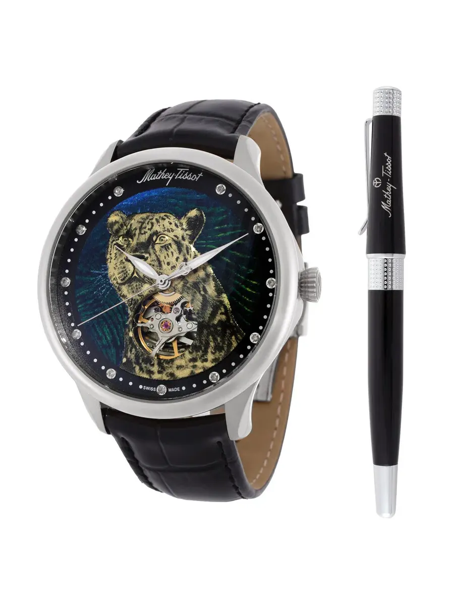 Мужские часы Mathey-Tissot Edmond Auto с ручной сборкой и многоцветным циферблатом MC1886ALEO