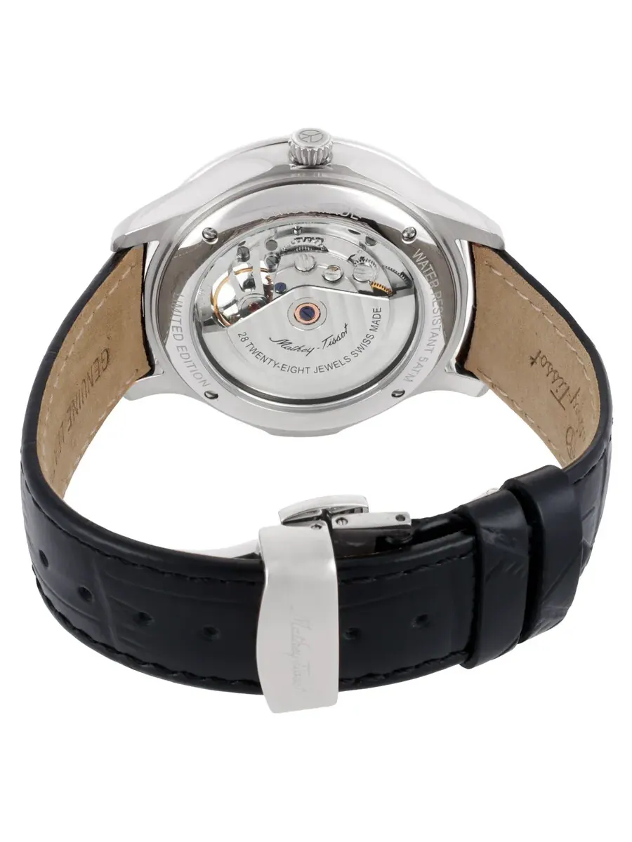 Мужские часы Mathey-Tissot Edmond Auto с ручной сборкой и многоцветным циферблатом MC1886ALEO — изображение 3 из 3