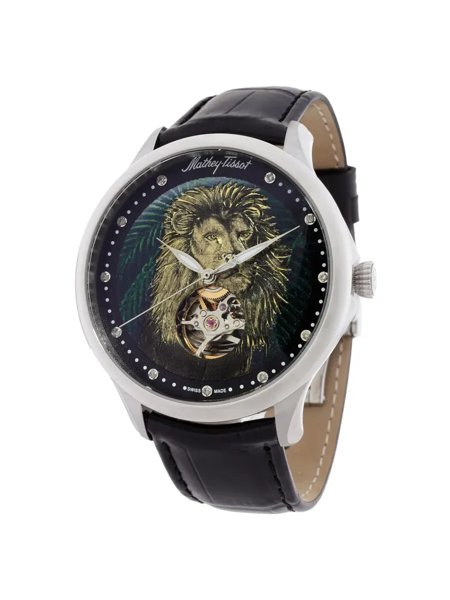 Мужские часы Mathey-Tissot Edmond Auto с ручной сборкой и многоцветным циферблатом MC1886ALIO