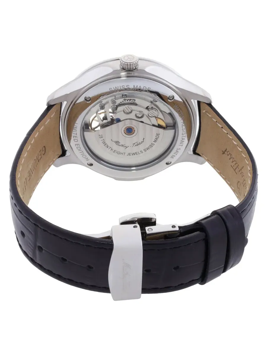 Мужские часы Mathey-Tissot Edmond Auto с ручной сборкой и многоцветным циферблатом MC1886ALIO — изображение 3 из 3