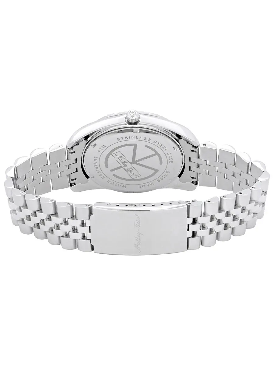 Мужские часы Mathey-Tissot Mathey II с кварцевым механизмом, перламутровым циферблатом, модель H710AI — изображение 3 из 3