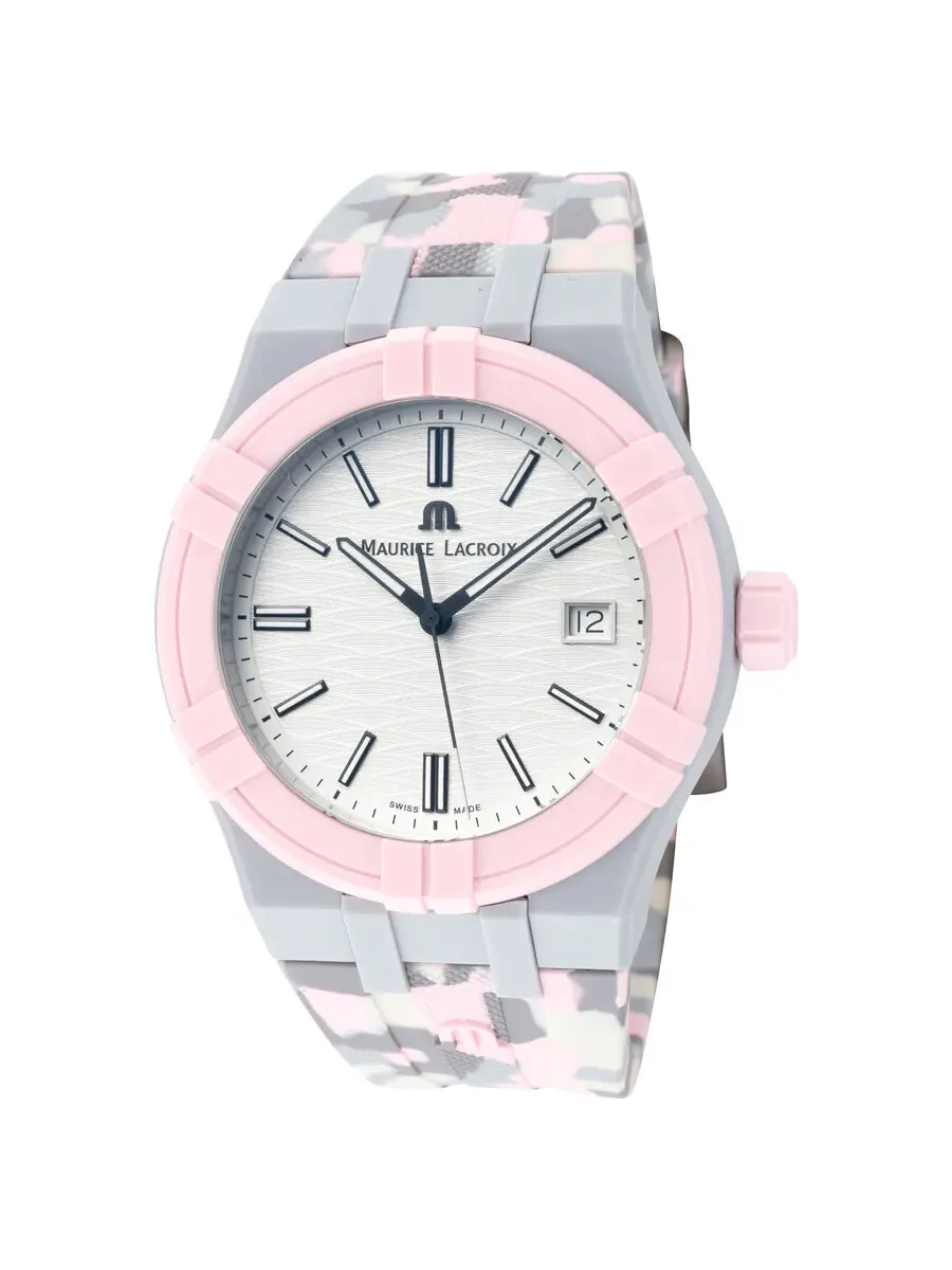 Часы Maurice Lacroix Aikon Tide Camo Quartz с белым циферблатом AI2008-2992Z-000-0