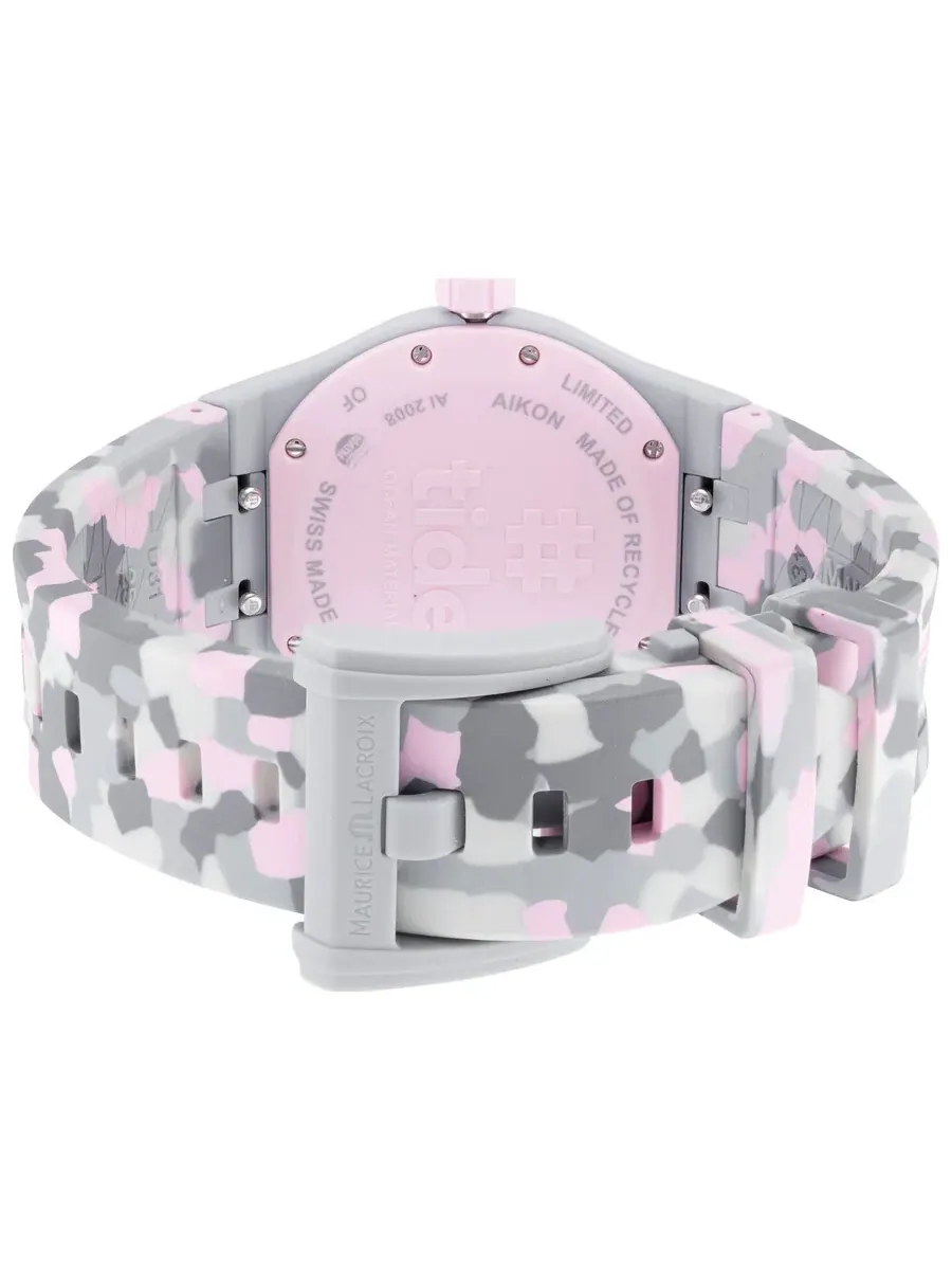 Часы Maurice Lacroix Aikon Tide Camo Quartz с белым циферблатом AI2008-2992Z-000-0 — изображение 3 из 3, оттенок розовый