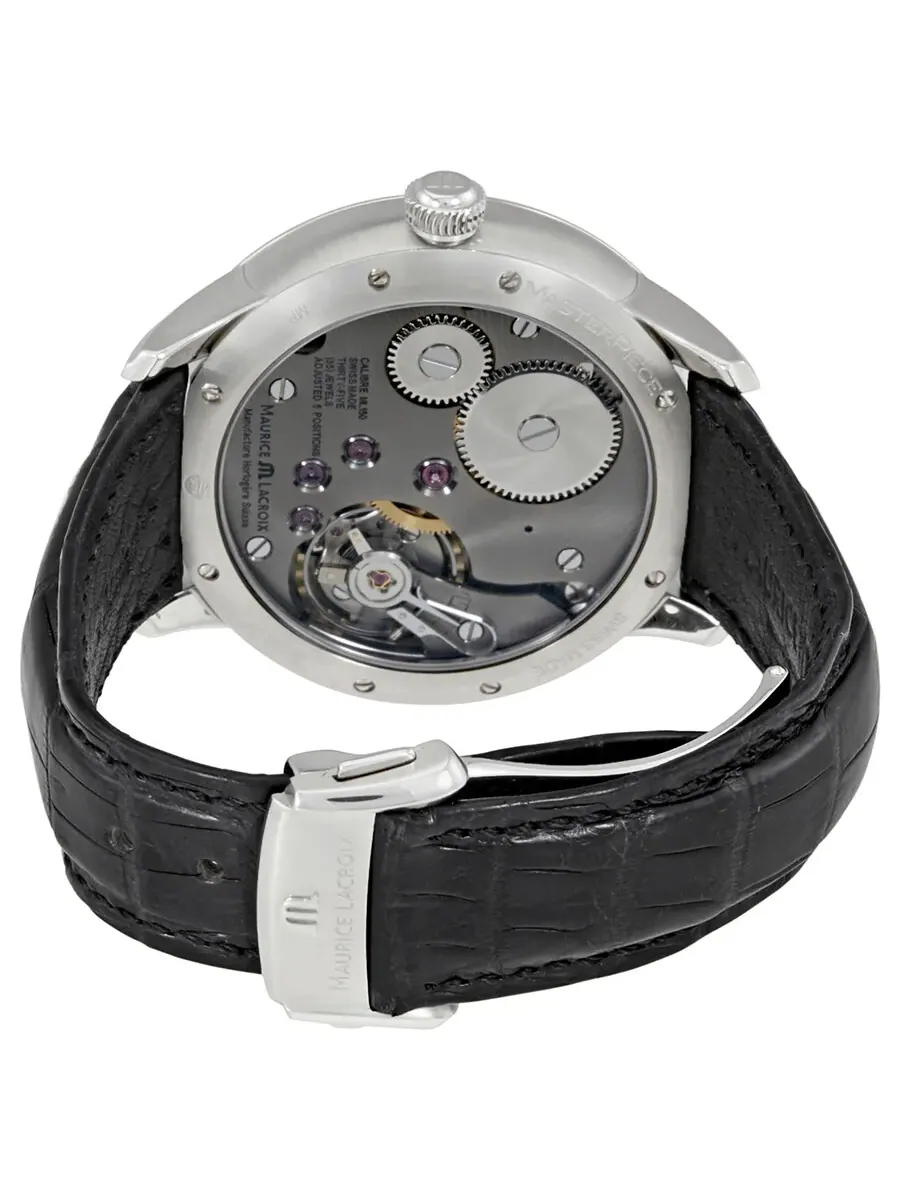 Мужские часы Maurice Lacroix MasterPiece с черным циферблатом MP7268-SS001-310 — изображение 3 из 3, оттенок черный