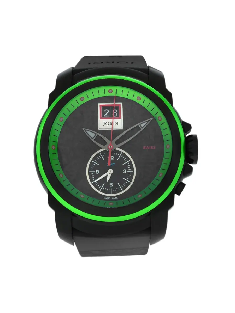 Мужские часы Michel Jordi Mega Icon с черным циферблатом Spicy Quartz 3001100301 — черный