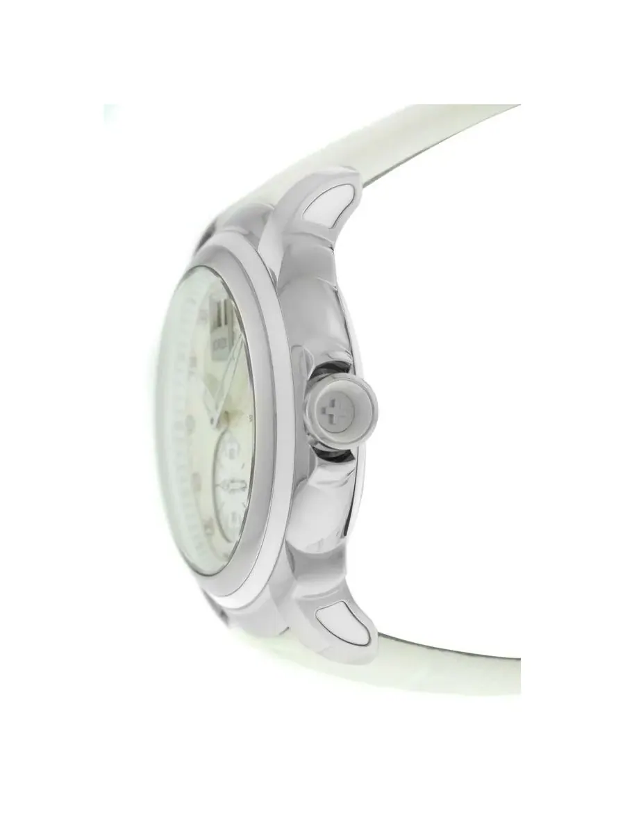 Женские часы Michel Jordi Icon Snow Quartz с белым циферблатом и бриллиантом 4011400203 — изображение 3 из 7