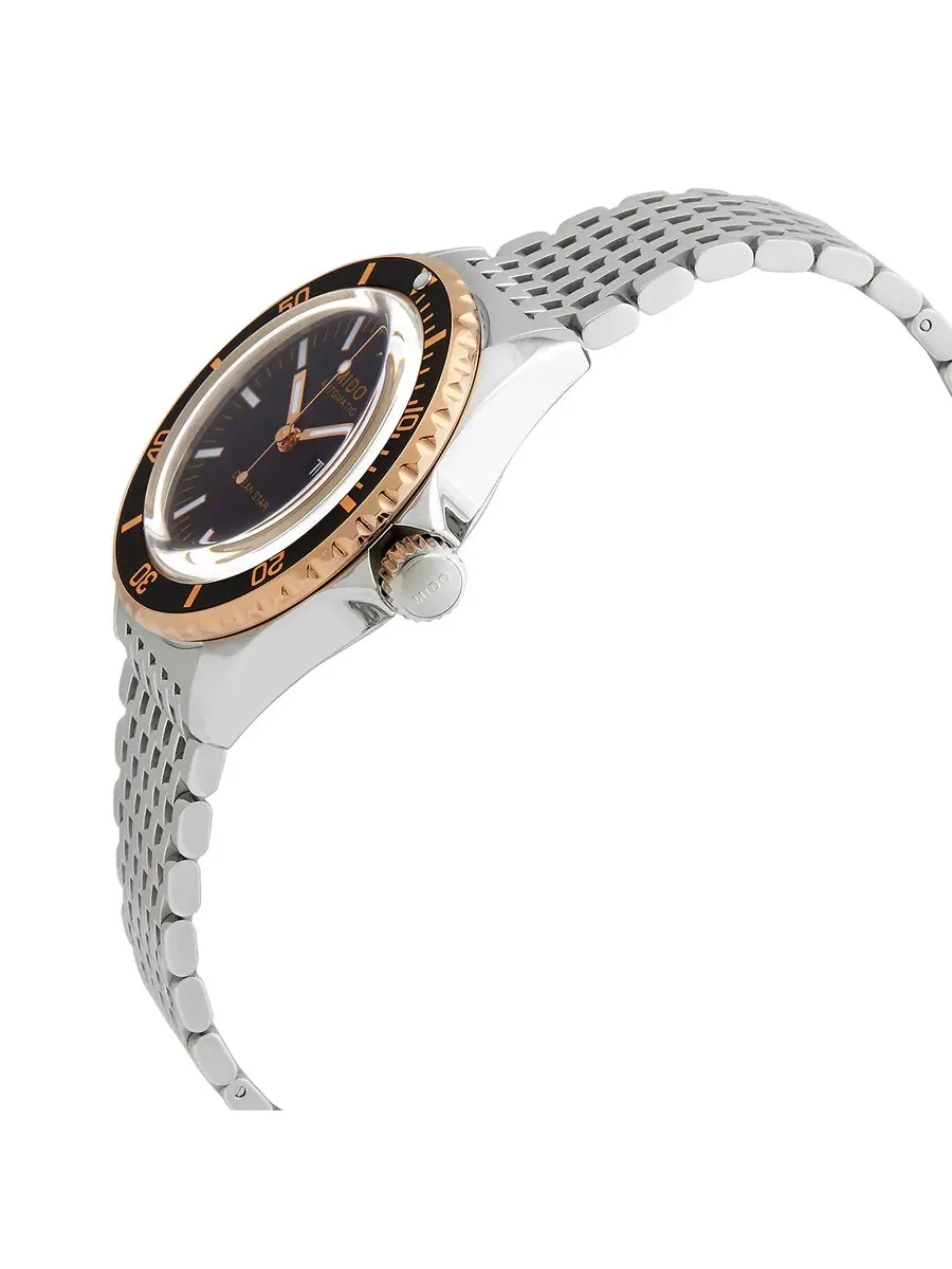 Мужские часы Mido Ocean Star Tribute Automatic с черным циферблатом M0268302105100 — изображение 2 из 3, оттенок черный